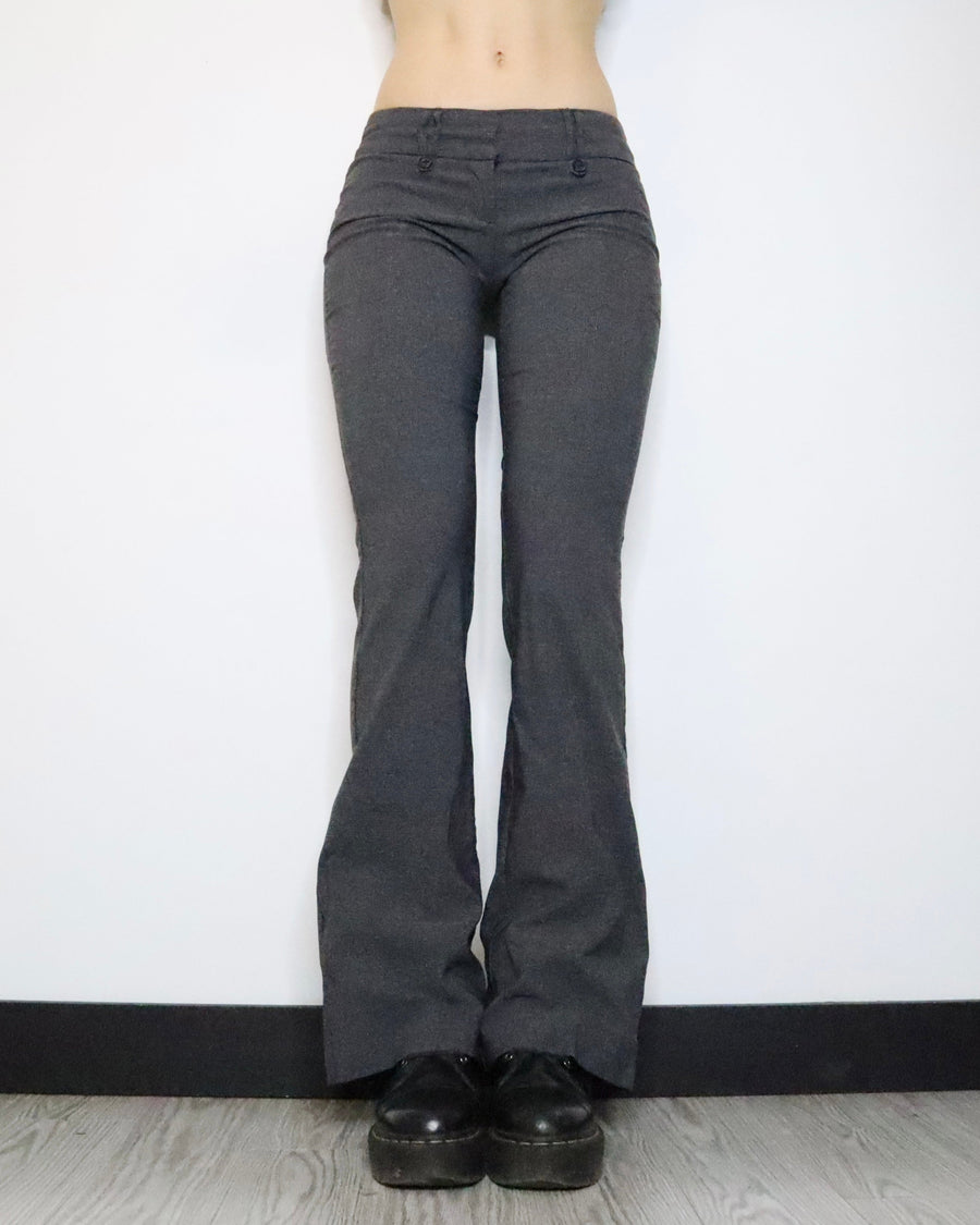 Striped Boho Flare Pants (Small) - Imber Vintage
