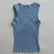 00s baby blue ribbed tank