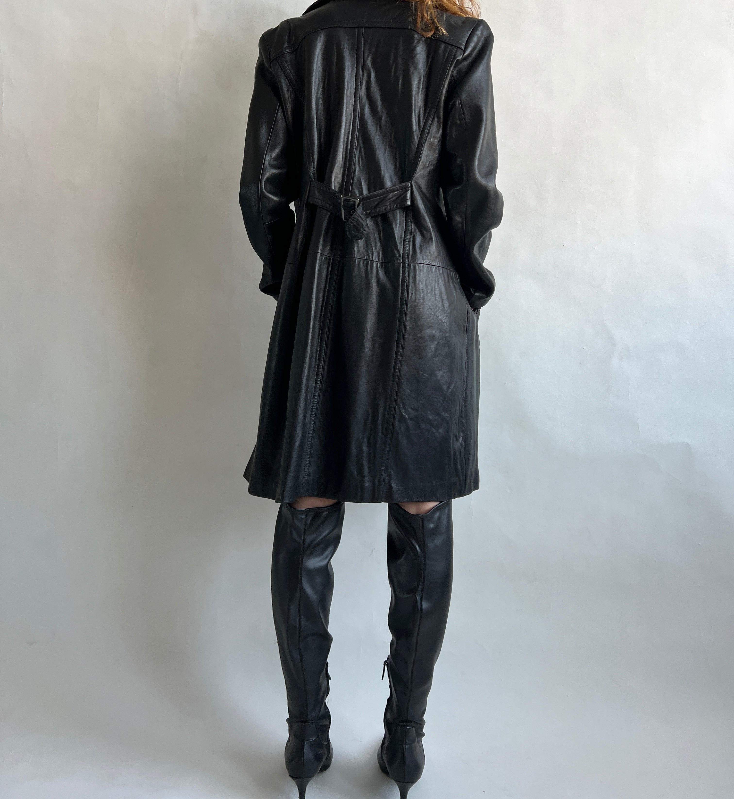 Black buttery leather jacket