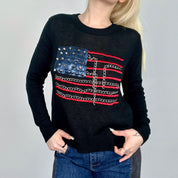 Embellished Indie Sleaze Knit Sweater