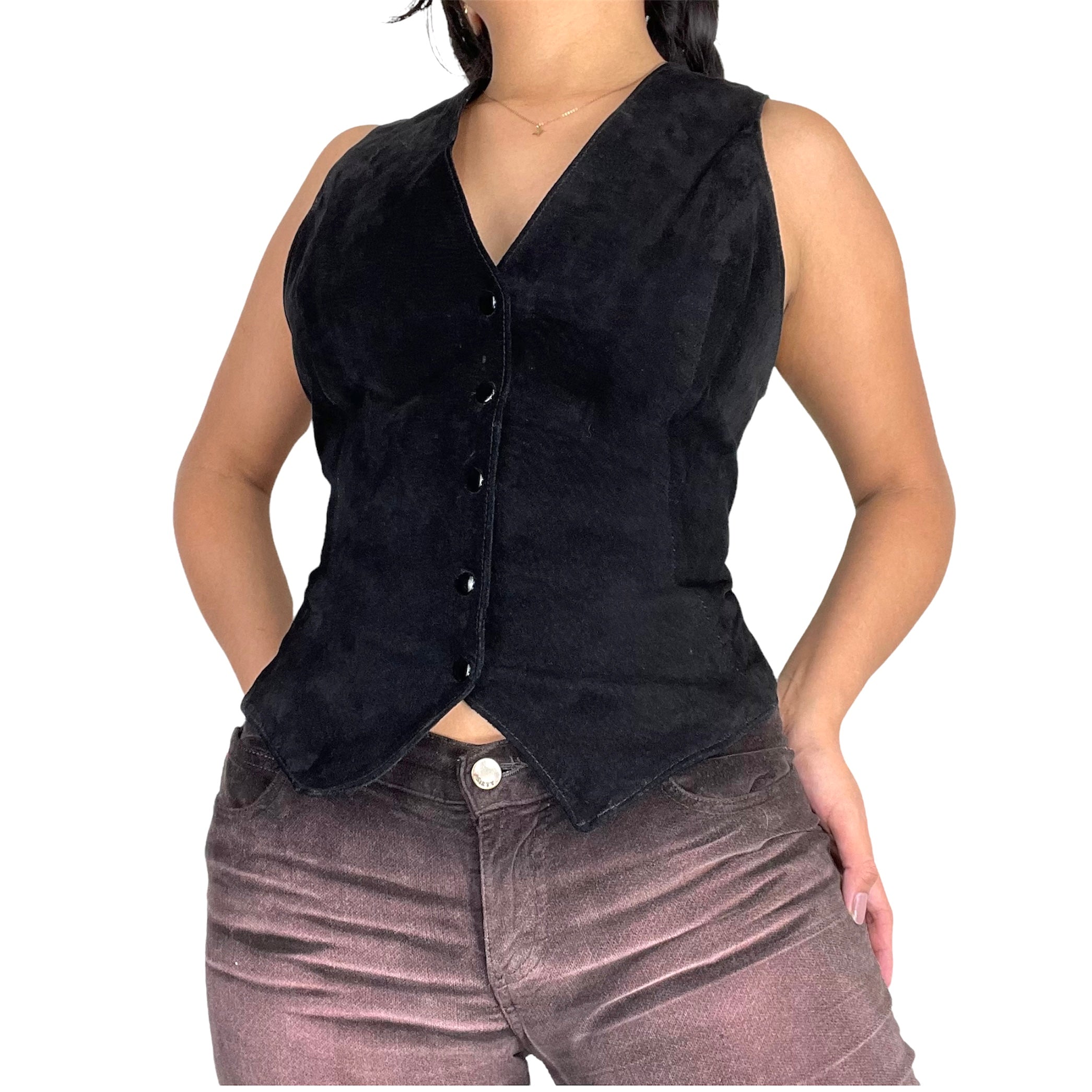 Leather vest