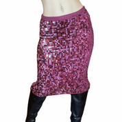 Disco midi skirt