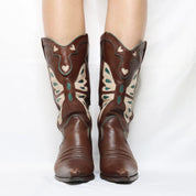 90s Butterfly Cowboy Boots (6)