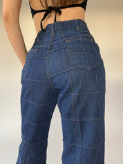 Vintage 1970s Patchwork Jeans