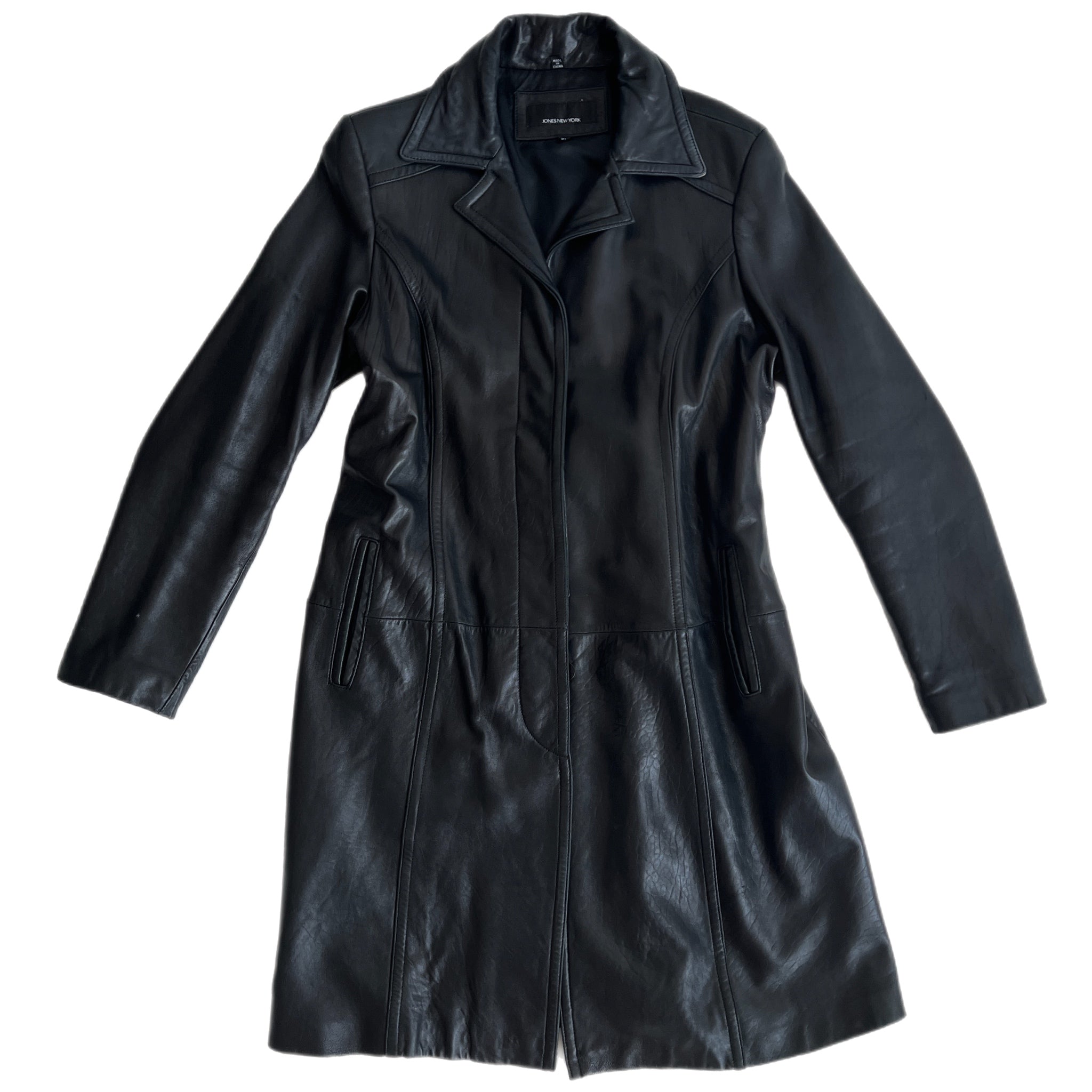 Black buttery leather jacket