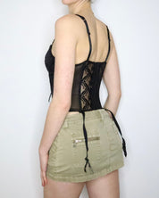 Black Lace Bustier (S-M) 