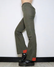 Khaki Green Cargo Pants (Small) 