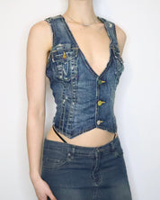 True Religion Denim Vest (M-L) 