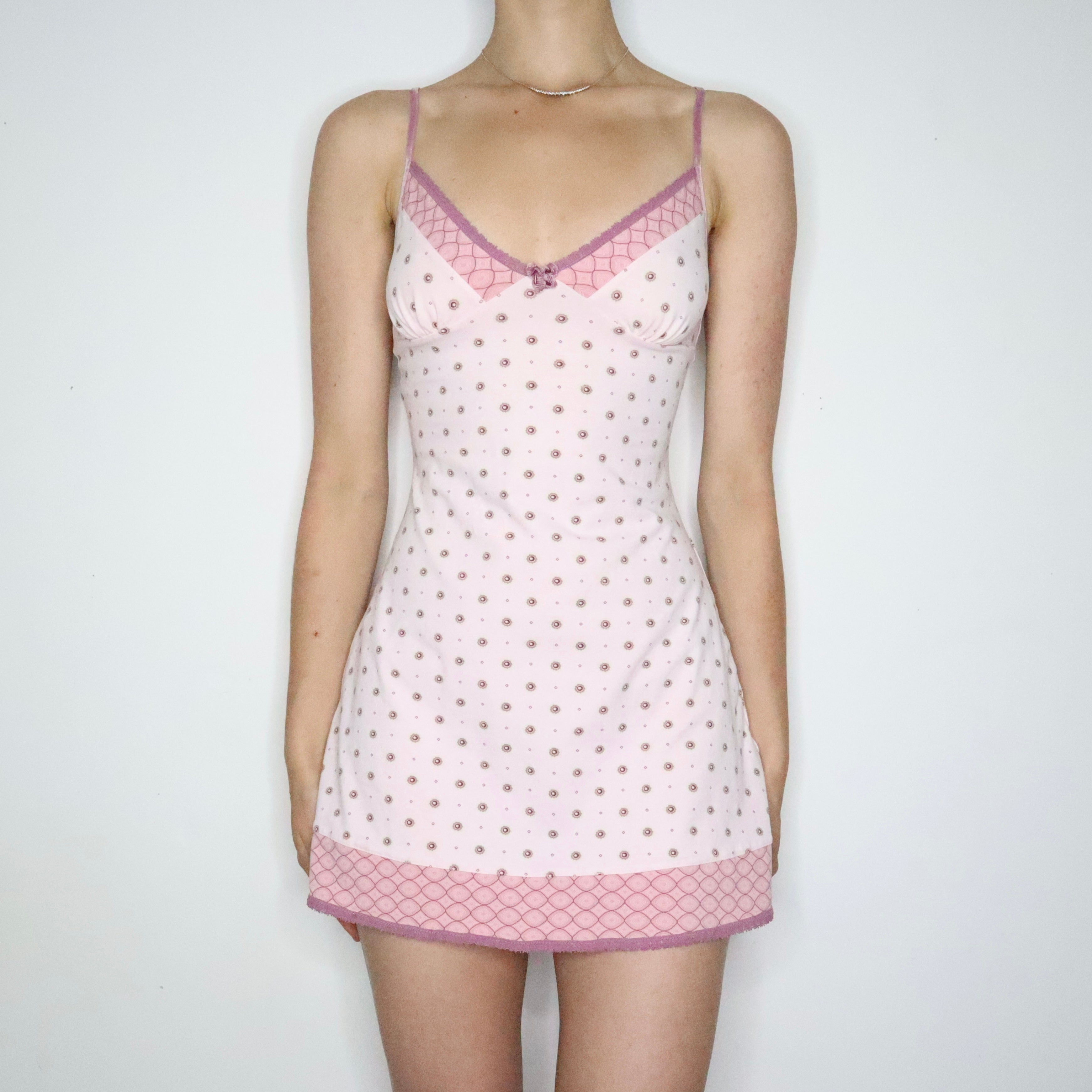 Baby Pink Slip Dress (Small)