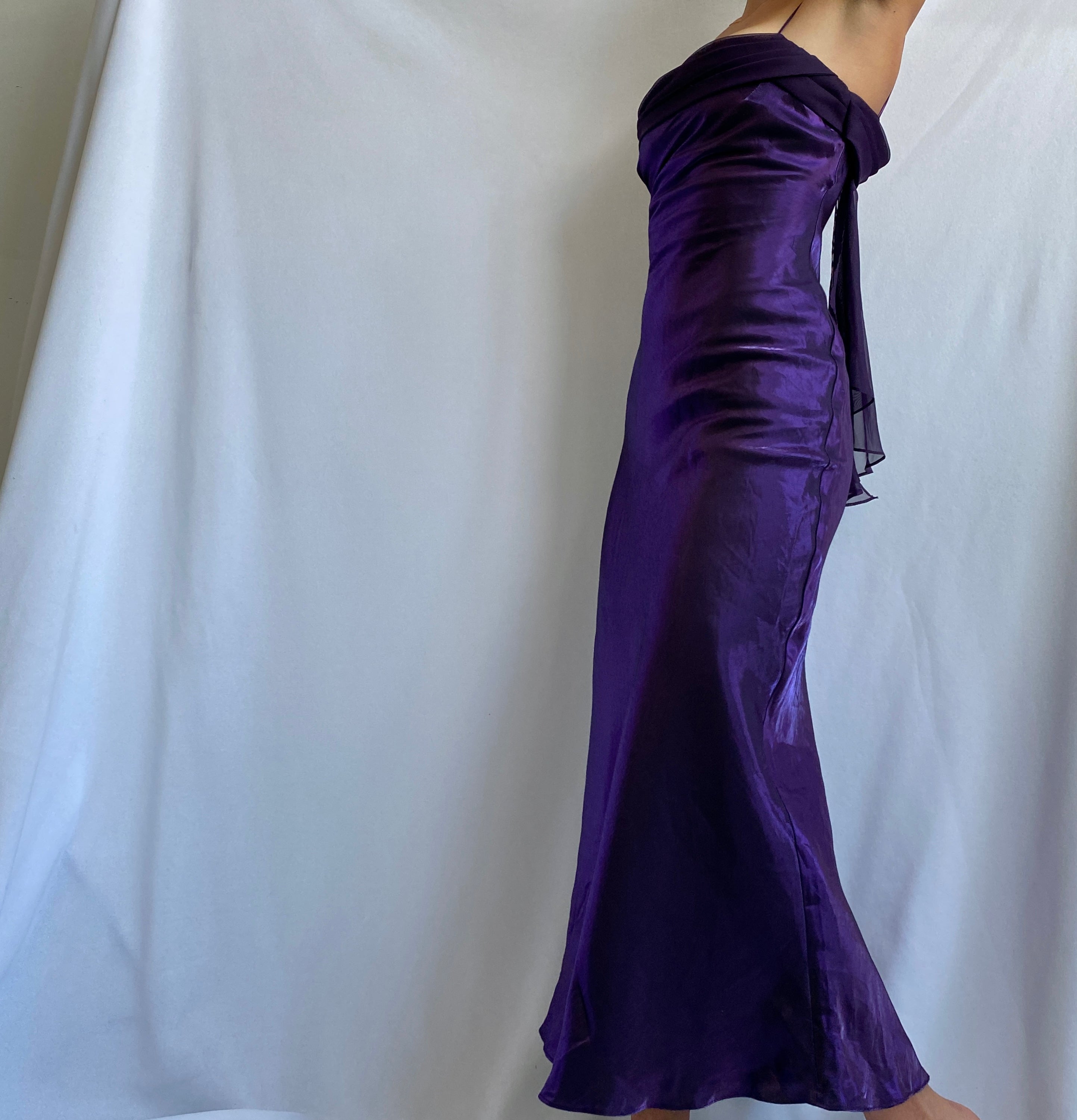 90s raven formal maxi