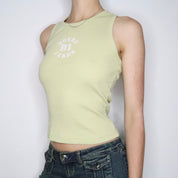 Light Green Guess Tank Top (S-M)