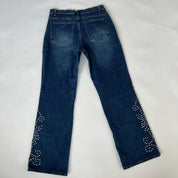 Vintage western studded jeans
