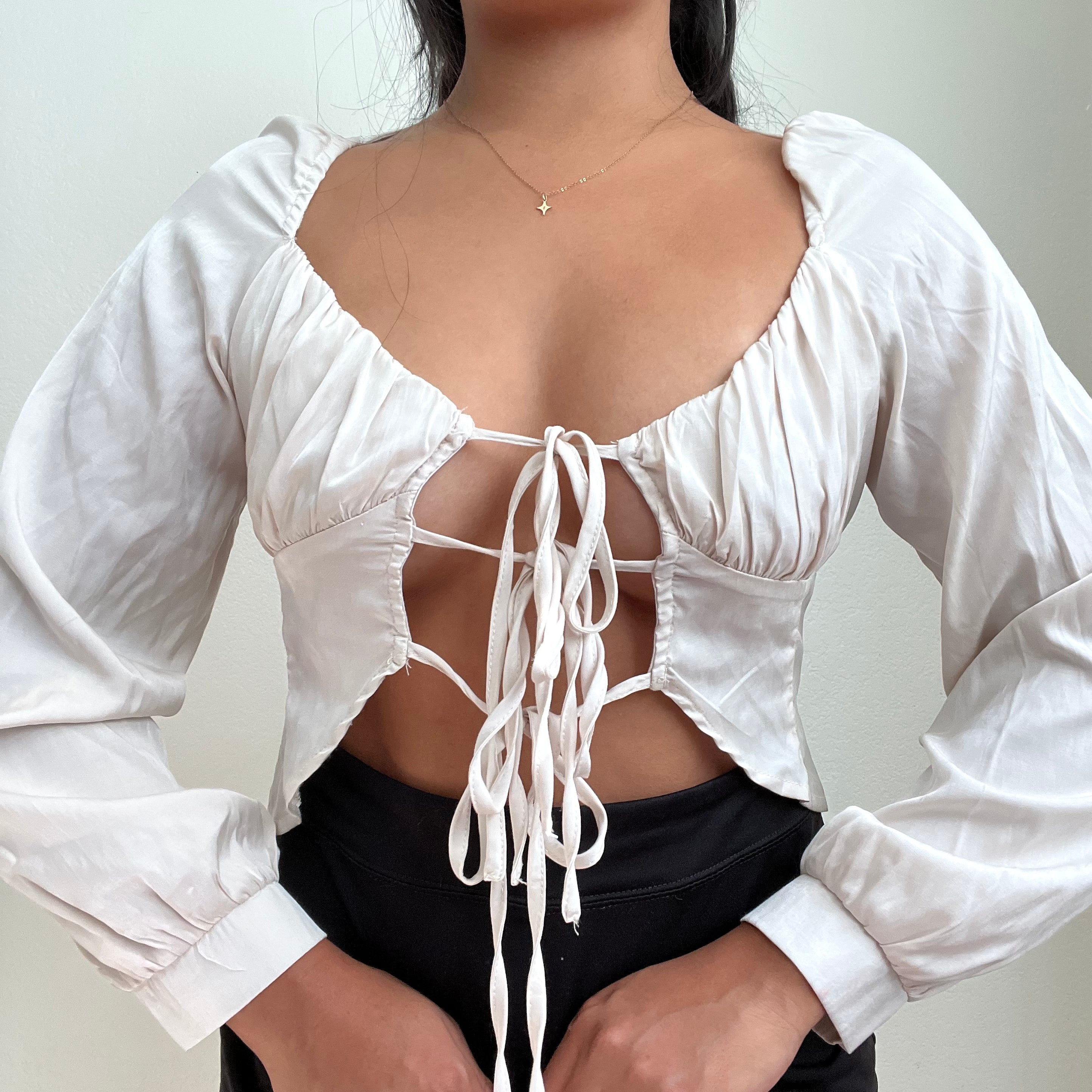 Puff sleeve top