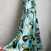 Vintage Y2K groovy print maxi dress XL