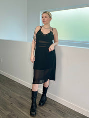 Sheer Midi Dress