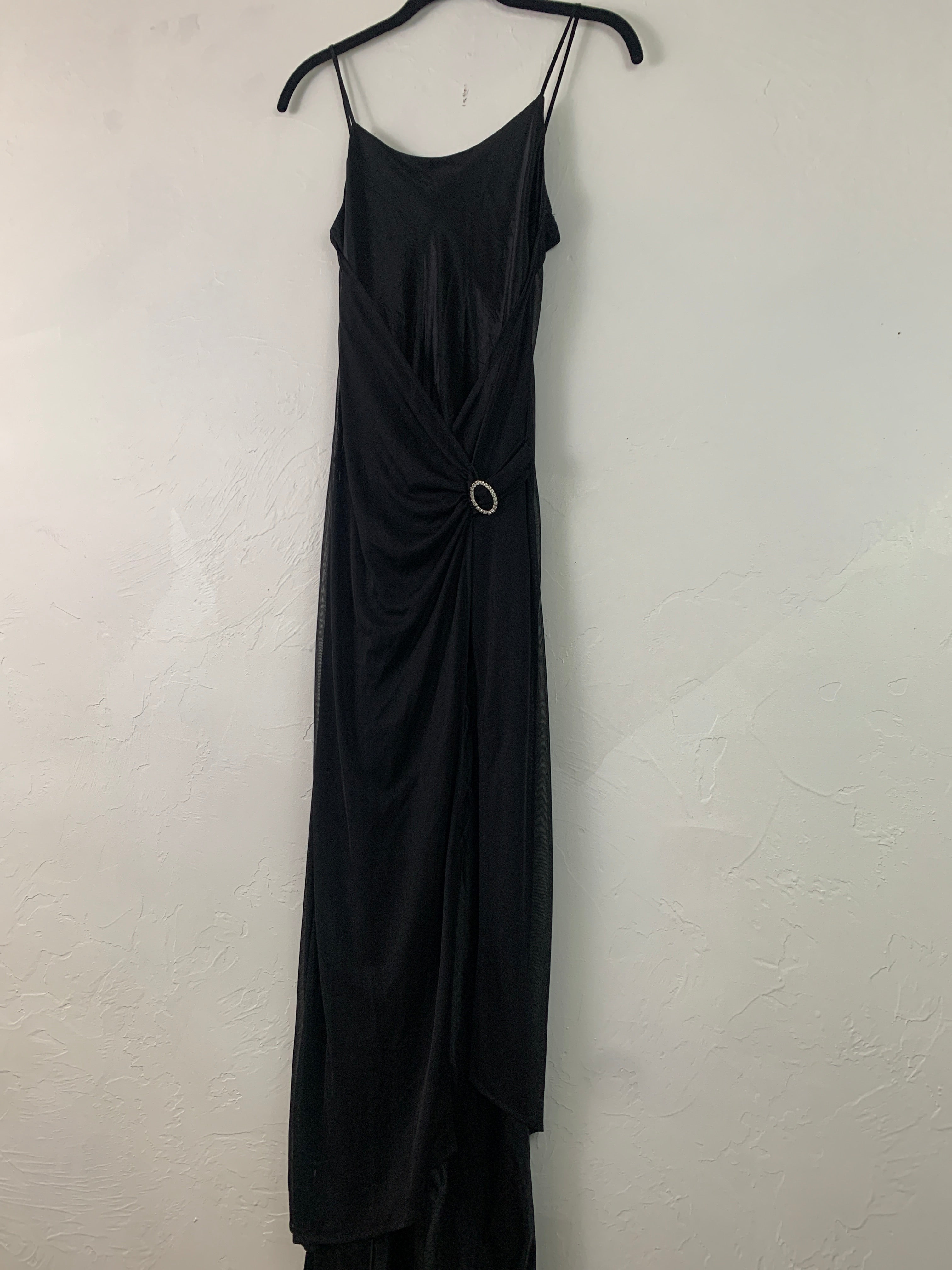 Black multi layer maxi