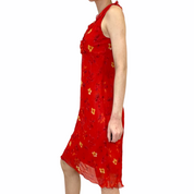 Red vintage summer dress
