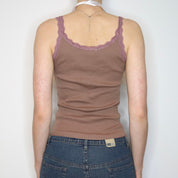 Beaded Lace Tank Top (Small) 