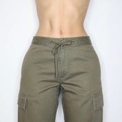 90s Khaki Cargo Pants (S)