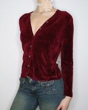 Laura Ashley Red Cardigan (Medium) 