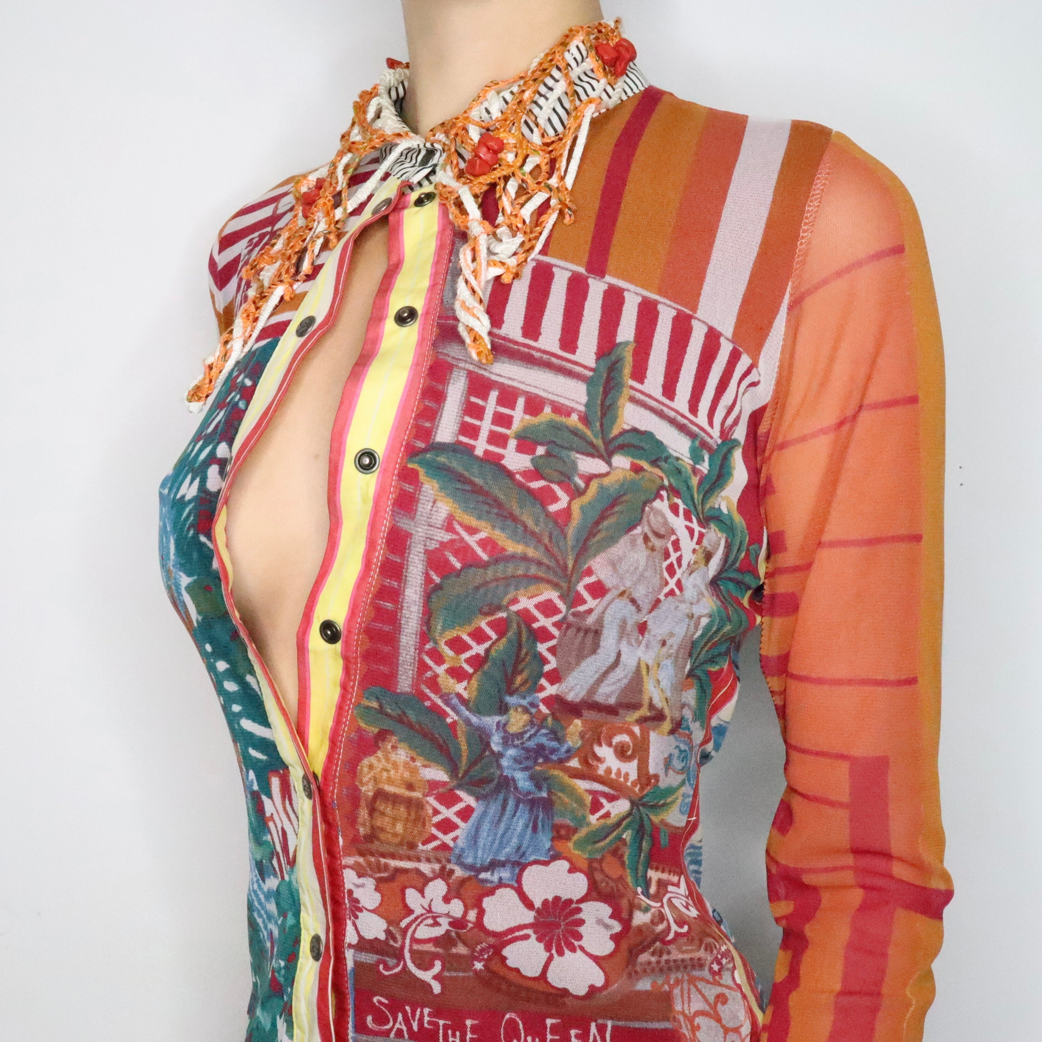 Crazy Save the Queen Blouse (S-M)