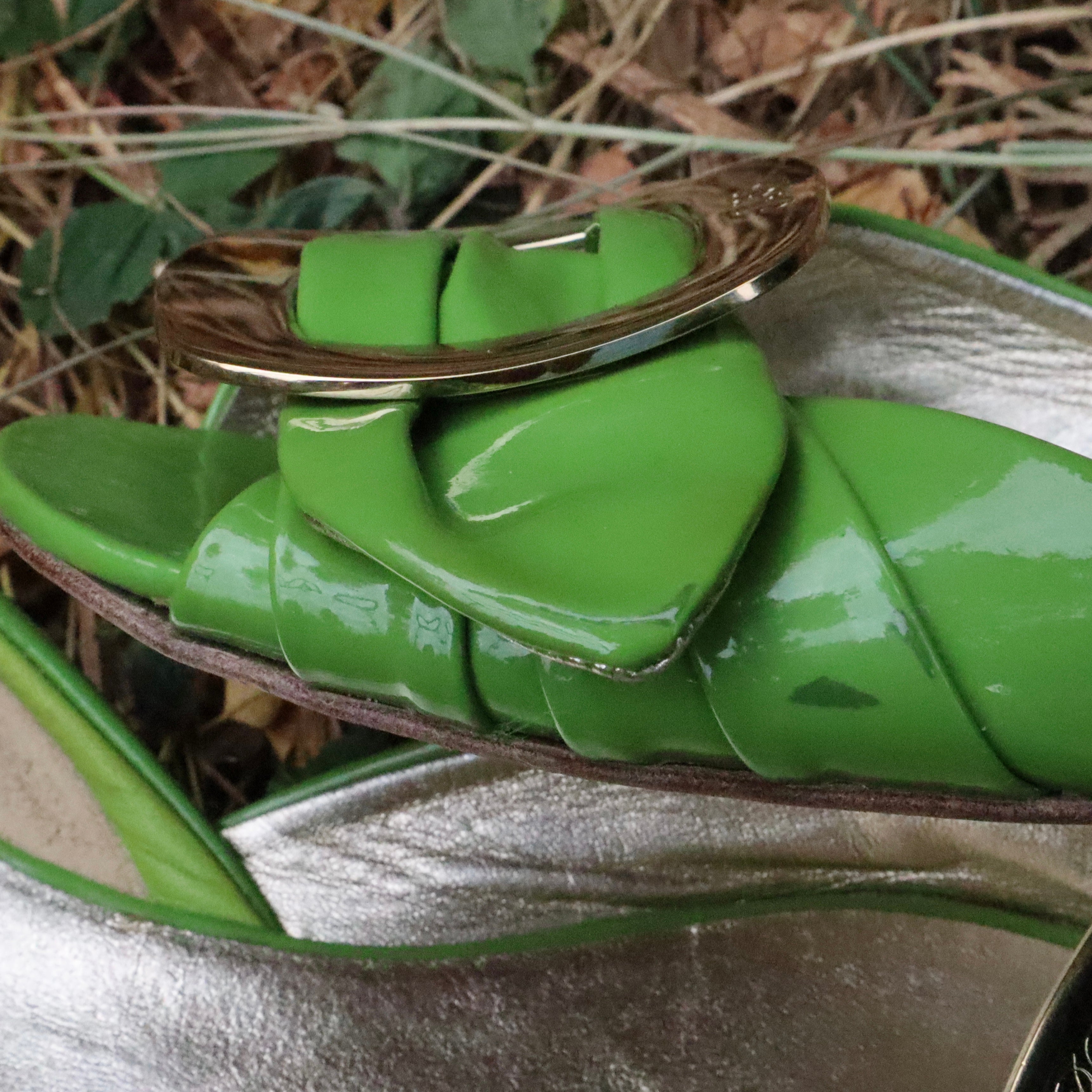 Roger Vivier Lime Green Ballet Flats (7.5 US/37.5 EU)