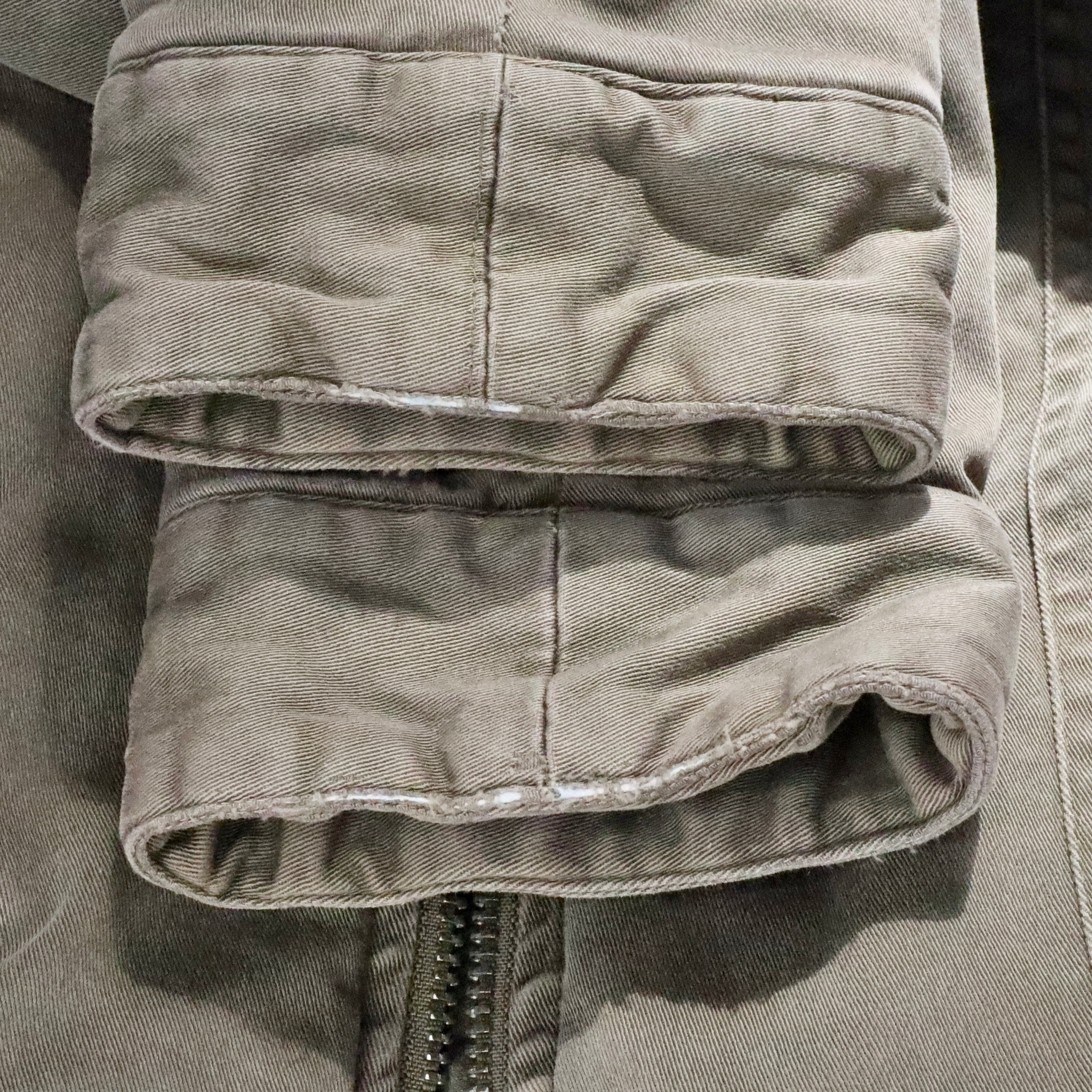 Diesel Khaki Green Moto Jacket (Medium)