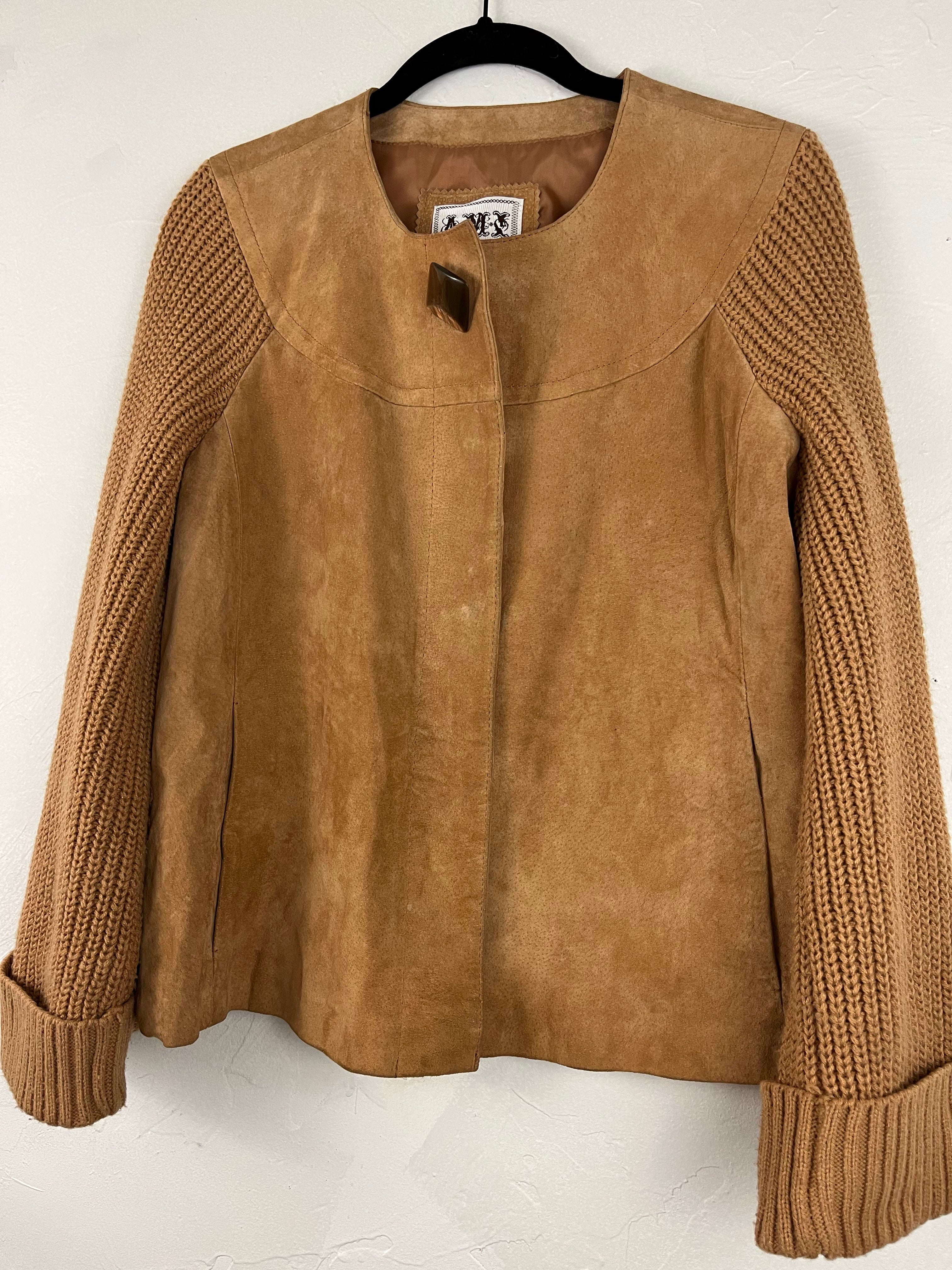 Chunky leather jacket