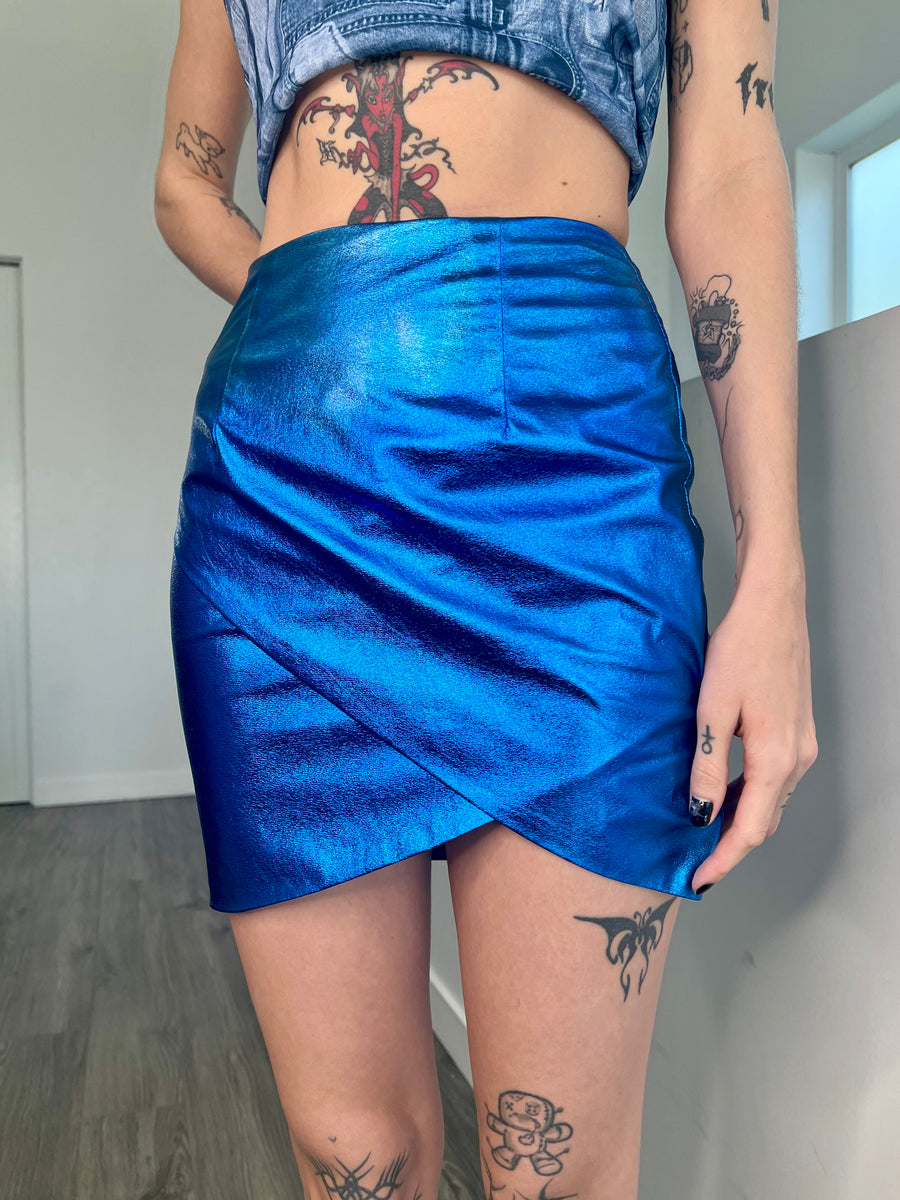 Metallic Miniskirt