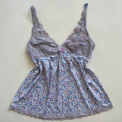 floral & lace cami
