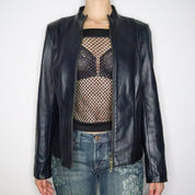 Italian Leather Moto Jacket (Large)