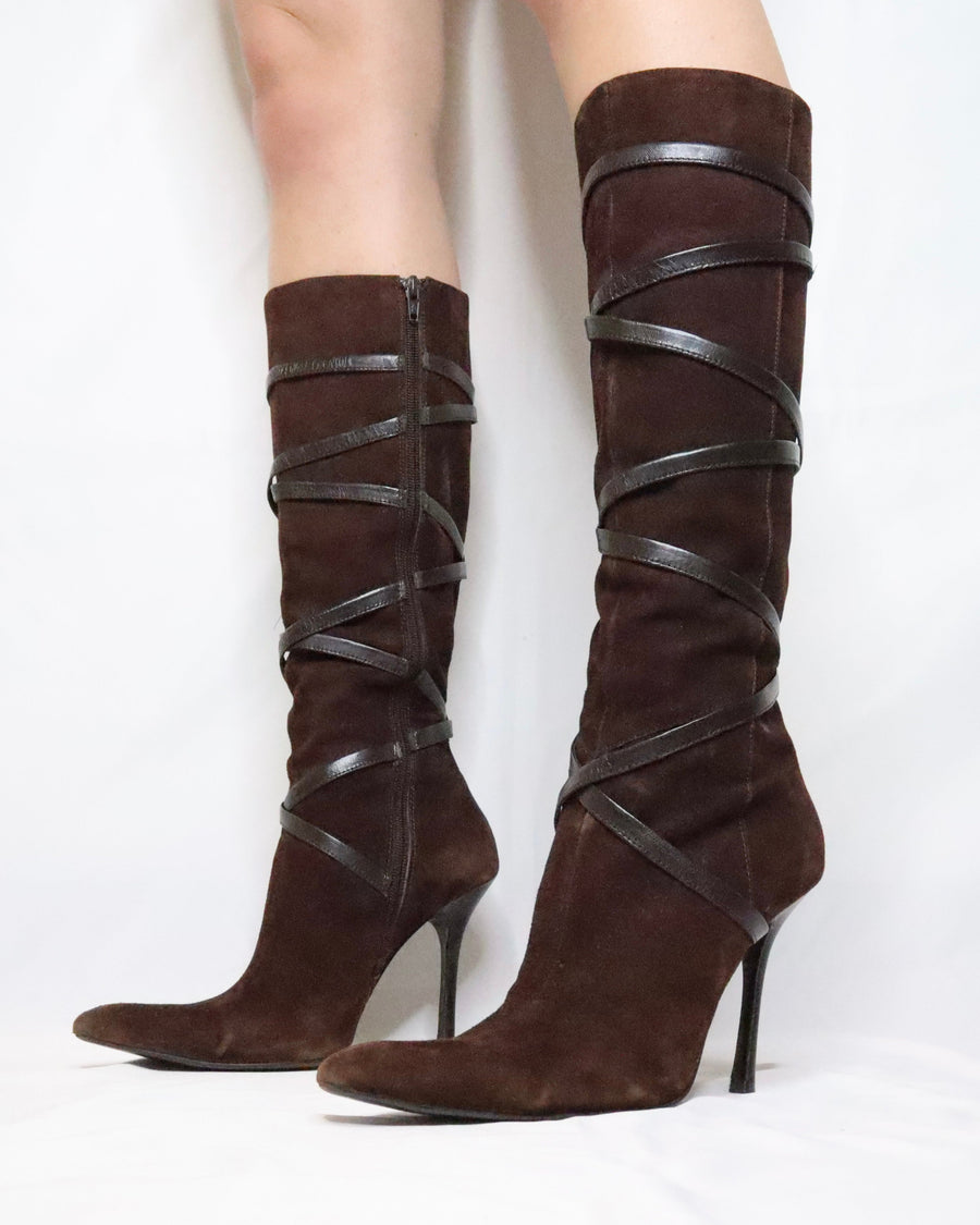 Knee High Stiletto Boots (6.5 US/37 EU)