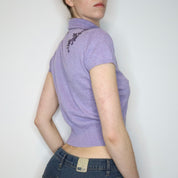 Lavender Silk Sweater (Small)