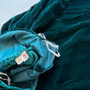 Vintage emerald velvet maxi dress