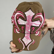 Embroidered Cross Hat