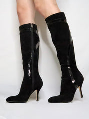 Black Knee High Boots (7 US)