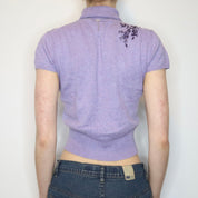 Lavender Silk Sweater (Small)