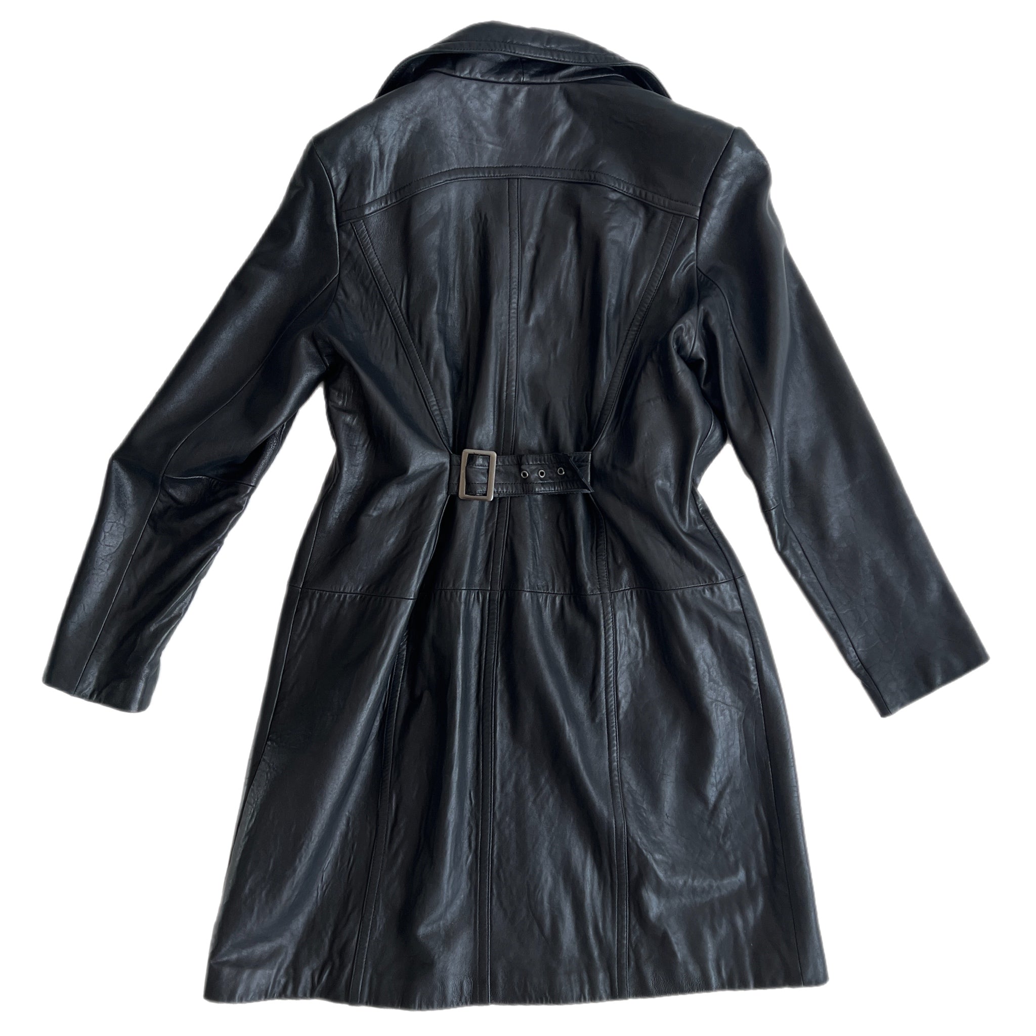 Black buttery leather jacket