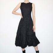 French Black Parachute Dress (Medium)