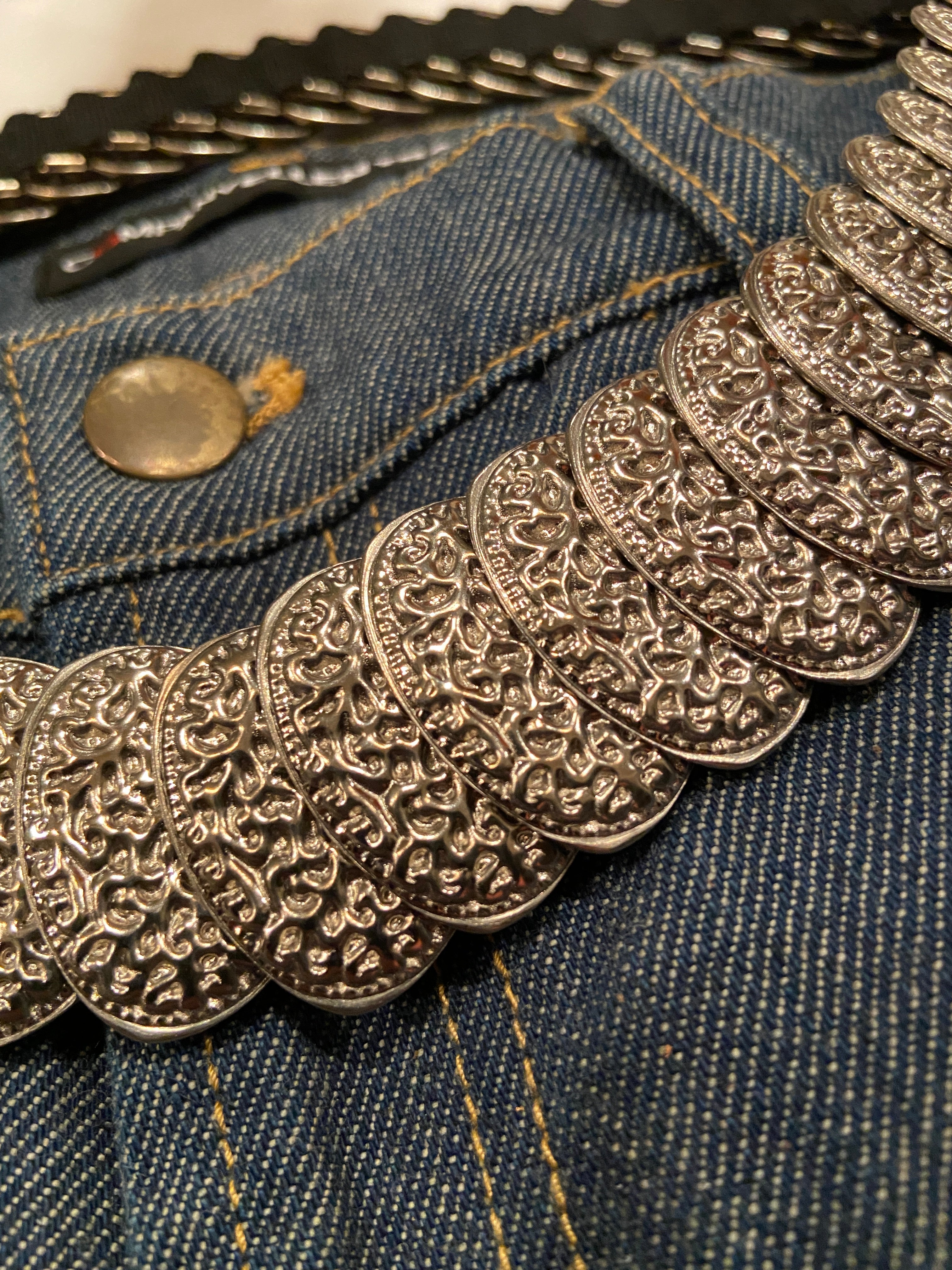 Vintage Romantic Metal Elastic Belt
