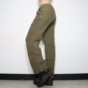 Baggy Green Linen Pants (Small)