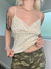 Y2K Glitter Cami