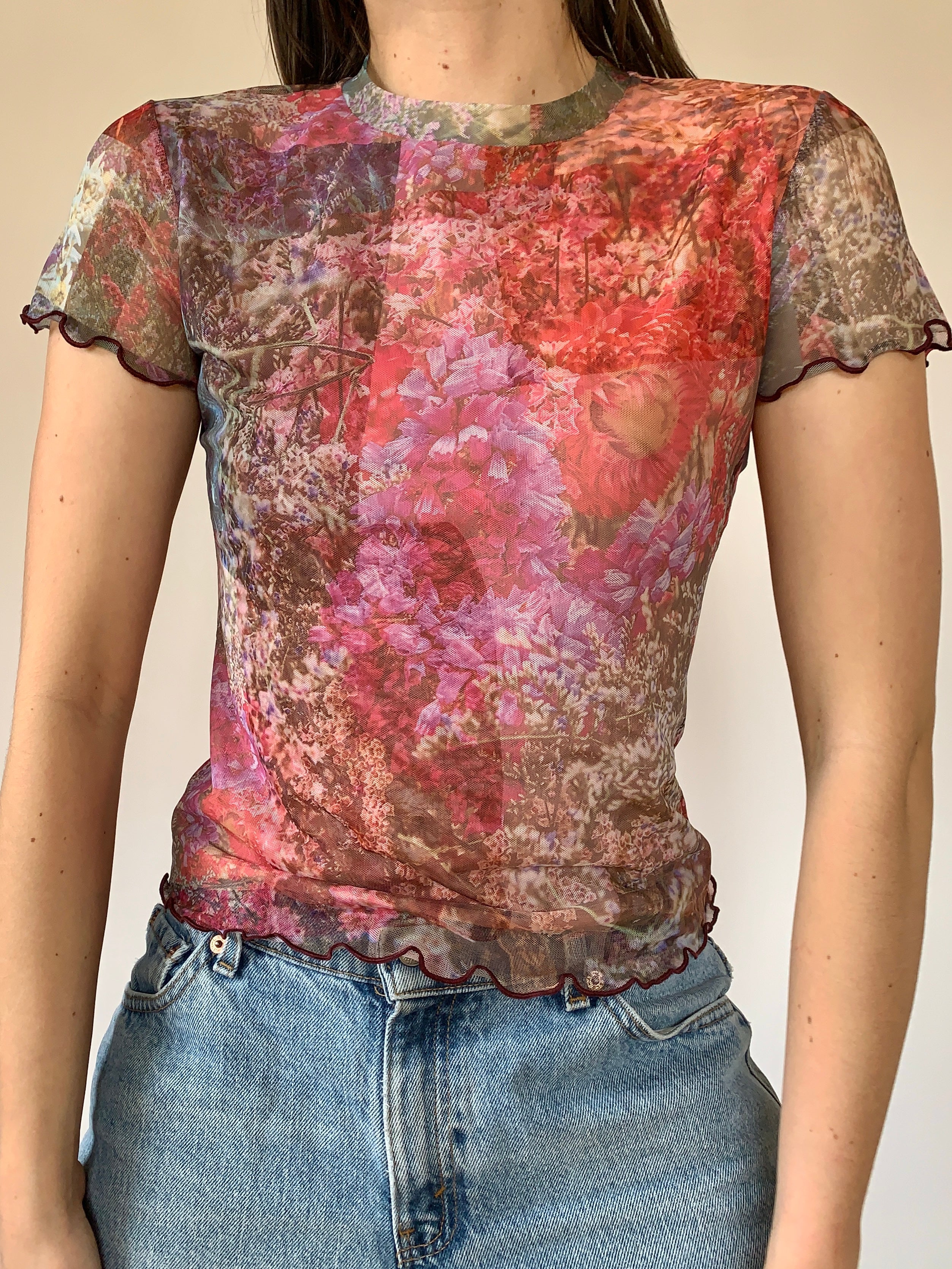 Desigual Mesh Tee