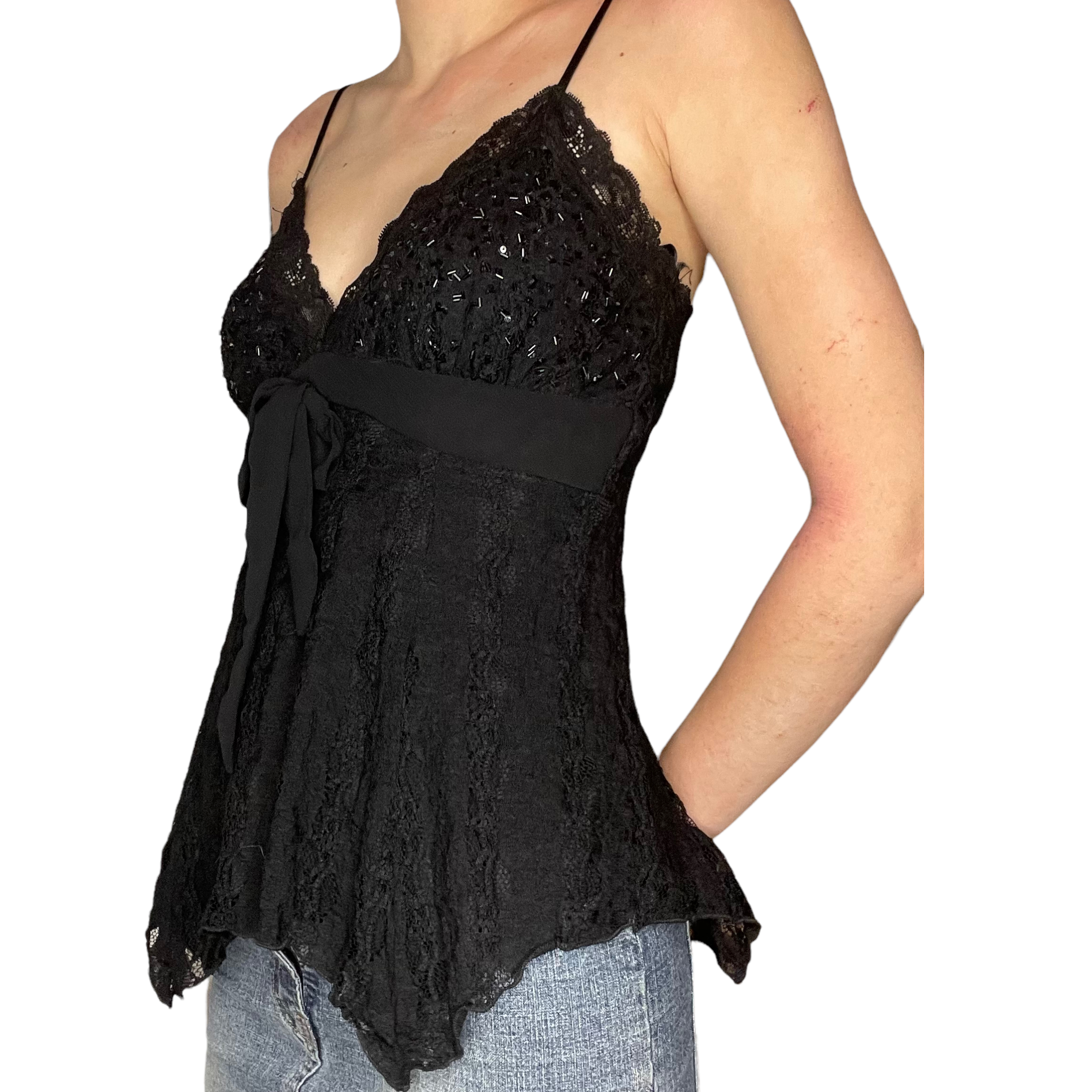 Lace sequin cami