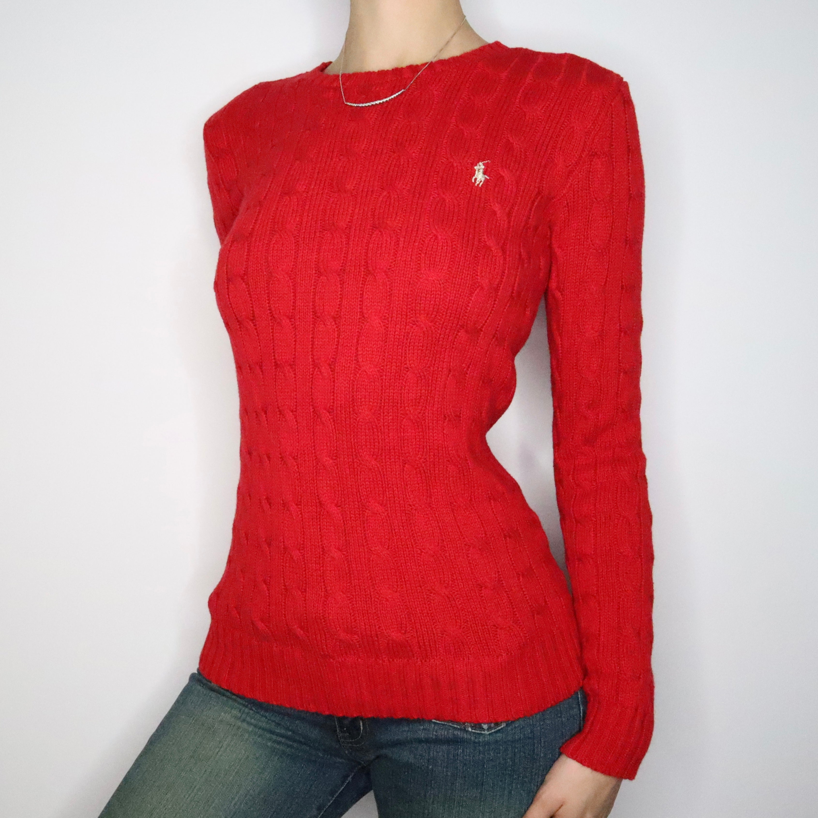 Ralph Lauren Red Sweater (S-M)