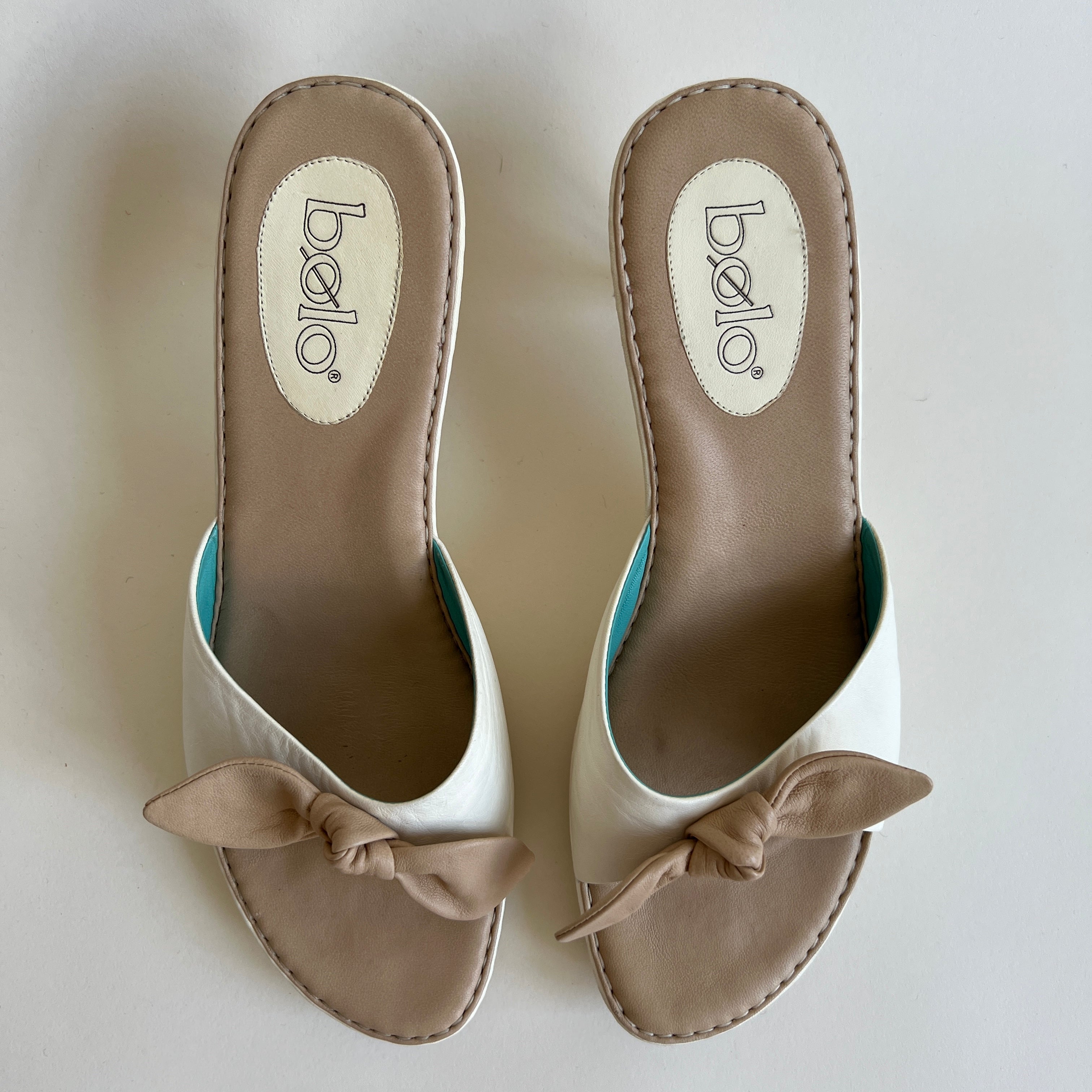 Vintage leather heels sz 9