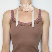 Beaded Lace Tank Top (Small) 