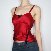 Anne Klein Red Silk Camisole (S-M) 