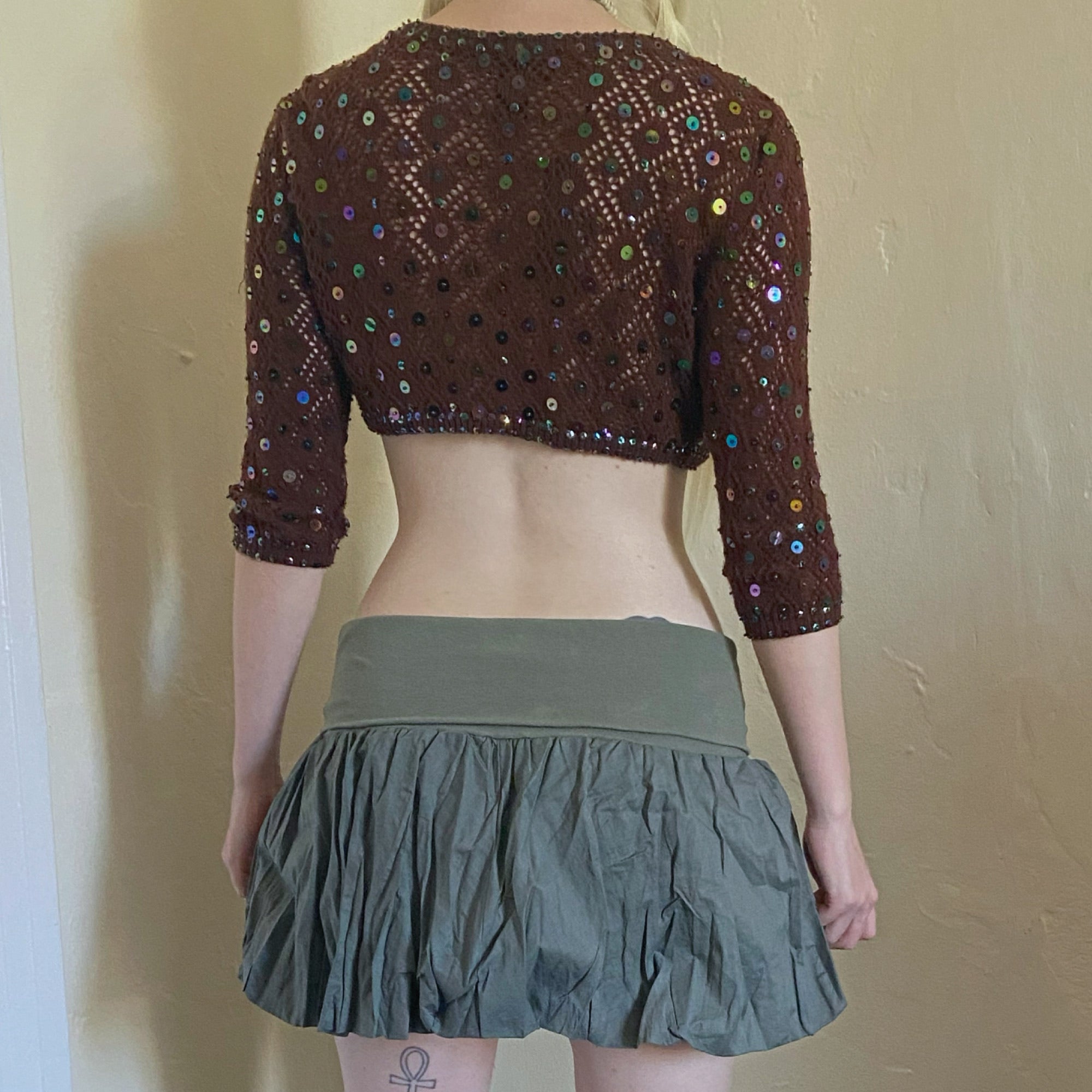 2000’s Knit Liquid Sequin Bolero