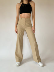 Vintage 1970s Nude Bellbottoms